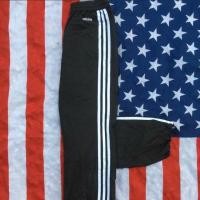 ราคา กางเกง Adidas ผ้าร่ม มือสอง สีดำ แถบขาว กางเกงวอร์มราคาถูก สำหรับผู้ชาย และผู้หญิง (Second-hand Adidas Trousers) (5321975443)