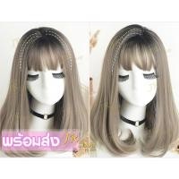 ราคา วิกเทาแสกข้าง ทรงประบ่า มือ2สภาพดี (24322611213)