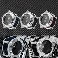 ราคา For Harley Sportster XL48 Dyna FXDLS Touring Electra Road Glide Softail FLSTNSE Motorcycle Air Clea (45404126443)