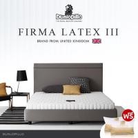 ราคา Dunlopillo ที่นอนยางพาราแท้ 100% (นุ่มแน่น) รุ่น Firma Latex III หนา 4นิ้ว Latex แถมฟรี หมอนหนุนสุขภาพ (1533735444)