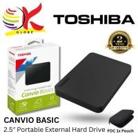 ราคา 1TB/2TB/4TB] TOSHIBA CANVIO BASIC / CANVIO PARTNER USB-C 2.5" EXTERNAL HARD DRIVE PORTABLE HARD DISK พร้อมกระเป๋า (54557982311)