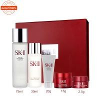 ราคา พร้อมส่ง！！ SK-II travel set (ชุด 5 ชิ้น)essence water 75ml+โทนเนอร์30ml+โฟมล้างหน้า 20g+ครีมบำรุงผิวหน้า15g +ครีมบำรุงรอ (12124662318)