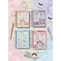 ราคา DIARY A7 SPIRAL SANRIO CINNAMOROLL KUROMI MY MELODY XQ100K-1799 (43128381154)