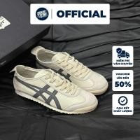 ราคา Onitsuka Tiger Mexican 66 Birch Peacoat Cream รองเท้าผ้าใบสีน้ําเงินสําหรับผู้ชายและผู้หญิง (53507566968)
