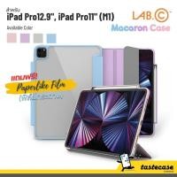 ราคา LAB.C Macaron Clear Case เคสสำหรับ iPad Pro 12.9" 2021, iPad Pro 11" 2021, iPad Air4 10.9" แถมฟรีฟิล์มกระดาษ (9478953619)