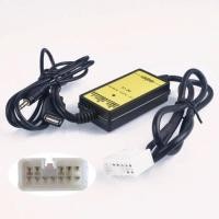 ราคา Car CD Adapter MP3 Audio Interface AUX USB CD Changer (5+7)PiN for Toyota Camry Corolla RAV4 Yaris (48205697614)