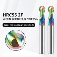 ราคา ดอกกัดมิลลิ่งทังสเตนคาร์ไบด์ HRC55 2 ฟลุต R0.5-R6 สําหรับเครื่องมิลลิ่ง อลูมิเนียม ทองแดง 1 ชิ้น (19595359562)