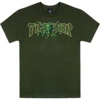ราคา เสื้อยืด Thrasher MEDUSA - สีเขียวป่า (49454748592)