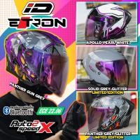 ราคา [ใช้โค้ดคุ้มลด 20%] หมวกกันน็อค iD E-TRON OPEN FACE เปิดหน้า แว่น2ชั้น รุ่นใหม่ (12047752724)