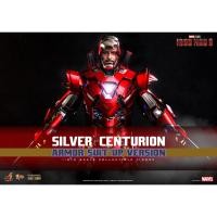 ราคา พร้อมส่งจากไทย Hot Toys MMS618D43 1/6 Iron Man 3 - Silver Centurion (Armor Suit Up Version) (23844312762)