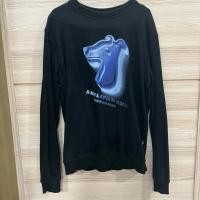 ราคา เสื้อสเวตเตอร์ สีดำ แขนยาว smiley hound ของแท้ เสื้อกันหนาว ไซส์ m (42957843727)