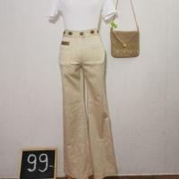 ราคา กางเกงเอวสูง สีครีม เอว24-25 (4004069343)