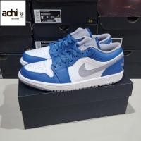 ราคา *พร้อมส่ง*ของแท้% NIKE AIR JORDAN 1 LOW "TRUE BLUE" (22921818141)