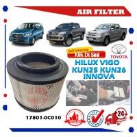 ราคา S2U กรองอากาศ Toyota Hilux Vigo KUN25 KUN26 Innova 17801-0C010FTY Penapis Angin Udara Kereta (40727489639)