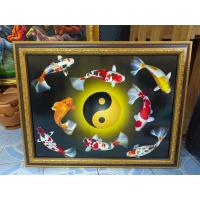 ราคา กรอบรูปภาพมง ปลา 9 ตัว ภาพสวยงาม มอบเป็น ของขวัญ ของที่ระลึก งานขึ้นบ้านใหม่ งานเกษียณ (27421224675)