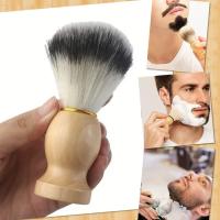 ราคา แปรง โกนหนวด ด้ามไม้ ปัดหนวด ปัดเศษผม แปรงปัดผม เครา Barber แปรงร้านตัดผม เล็บมือ ไม้ปัดฝุ่น ทำความสะอาด (54556244455)