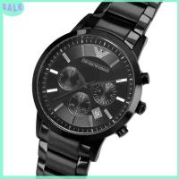 ราคา ❤ EMPORIO ARMANI Ar2453 BLACK SIER TONE STAINLESS STEEL MENS WATCH (42207706581)