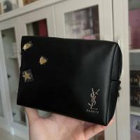 ราคา YSL Beaute Black Makeup Bag Pouch - ปักดาว (21432443823)