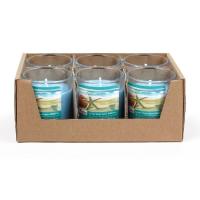 ราคา กล่อง 6 votive Eden Candle FTRAMART EDC0016 เทียนหอม (สีฟ้า กลิ่นทะเล) (49657513445)