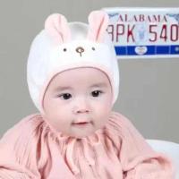 ราคา หมวกเด็กผู้หญิง เกาหลีหมวกผูกคาง มีหู (5505226754)