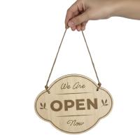 ราคา ป้ายบอร์ดป้ายเปิดปิดป้ายเขียนเปิดปิดร้านขายปลีกคาเฟ่ย้อนกลับไม้ความงามความงาม (56756182842)