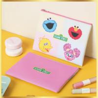 ราคา Sesame Street Zipper Pouch กระเป๋าเครื่องสําอางแต่งหน้าหลายกระเป๋า (46554341361)