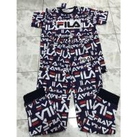 ราคา ชุดเซทวอร์มแขนสั้นลาย FILA (1781188191)