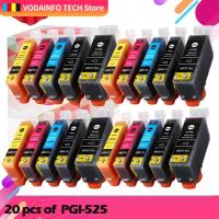 ราคา 1-20 PCS สำหรับ Canon PGI 525 CLI 526ตลับหมึกสำหรับ Canon PIXMA IP4850 IP4950 IX6550 MG5150 MG5250 MG5350 Pgi-525 Cli-52 (17388912392)