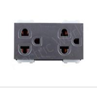 ราคา เต้ารับคู่ 3 ขา PANASONIC WEGN15929 B สีดำ ปลั๊กกราวด์คู่(สีดำ)WEG15929B Grounding Duplex Universal Replacement 16A 250V (24400242027)