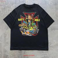 ราคา เสื้อยืดวินเทจ Ed Roth Rat Fink Rats Hole Lady Luck ไซส์ S ถึง 5XL รุ่น UR005 จัดส่งฟรี เสื้อยืดผู้ชายสไตล์วินเทจ ลายกรา (50807154732)