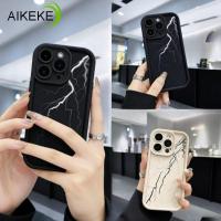 ราคา Cool Lightning รูปแบบสีทึบเคสโทรศัพท์สําหรับ iQOO 13 12 Pro 11 Pro 11S 10 9 SE 8 Pro 7 3 U5X U5E U5 U3X U1X U1 ปลอก Anti-fall นุ่มปกหลัง (46907333253)