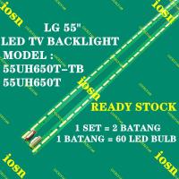 ราคา 2 ชิ้น/เซ็ต LED Backlight strip สําหรับ LG 55UH650T 55UH650T-TB 55UH651V 55UH650V 55UH7650 55UH671V 6922L-0189A 019A LC550EGG FJ M5 565 2466 ART (55656120752)
