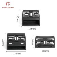 ราคา F10 F11 รถด้านหลังสดเครื่องปรับอากาศ Vent Outlet สีดํา Grille สําหรับ BMW 5 Series F10 F11 520i 523i 525i 528i 535iauto ชิ้นส่วนตกแต่งรถ (44229682433)