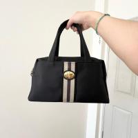 ราคา [คัดตู้ญี่ปุ่น]Roberta Di Camerinoแท้กระเป๋าทรงหมอนสีชาโคล(เทาดำ) unisex ชาย/หญิงใช้ได้ (27101842258)