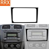 ราคา For Volkswagen Golf 6 GTI R MK6 2008 2009 2010 2011 2012 Center Console CD Control Panel Piano Blac (41578963144)