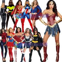 ราคา ชุดวันเดอร์วูแมน WonderWoman Justice League cos Woman Thor Batman Scarlet Witch Dress (27413560734)