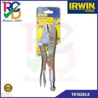 ราคา IRWIN คีมล็อค คีมล็อก ปากตรง 10 นิ้ว Vise Grip รุ่น 10R Mod.T0102EL4 ของแท้ 100% (2880434511)