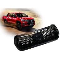 ราคา โปรโมชั่น ** หน้ากระจัง Revo rocco โลโก้สีดำโครมทรง Lexus (50400412219)