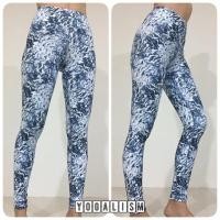 ราคา Dharma Bums Blue Marble High Waist Legging - Full Length (3251140)