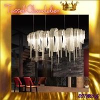 ราคา CT119A047 SOTMIA #แชนเดอเรีย CHANDELIER แชนเดอเรียพู่ Tassel chandelier โคมไฟ led โคมไฟโมเดิล โคมไฟระย้าเพดาน (21318826196)