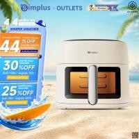 ราคา Simplus Air Fryer หม้อทอดไร้น้ำมัน ความจุขนาด 6.5 ลิตร กำลังไฟ 1500 วัตต์ หน้าต่างใสสามารถมองเห็นอาหารได้สะดวก KQZG018 (44052434582)
