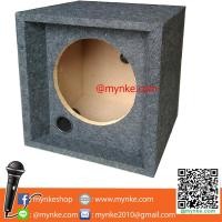 ราคา ตู้ลำโพงเปล่า10นิ้วหุ้มกำมะหยี่ ซับวูฟเฟอร์ ลึก36ซม.Single 10" Sealed Car Audio Subwoofer Sub Box Enclosures (460541022)