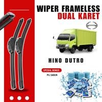 ราคา Hino Dutro ที่ปัดน้ําฝนกระจกรถยนต์คู่ฟรี 5 เม็ดสบู่ (53206999101)