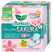 ราคา ลอรีเอะผ้าอนามัยซูเปอร์อัลตร้าสลิมกลิ่นสวีทซากุระ 22.5ซม. 20ชิ้น (26183394602)