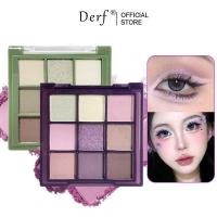 ราคา 9 สีแผ่นอายแชโดว์สีม่วง Frosted Pearl Rose Eye Shadow แผ่นทนทานกันน้ํา Eye Makeup (27279627278)
