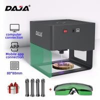 ราคา DAJA DJ6 เลเซอร์แกะสลัก DIY เครื่องหมายเครื่องแกะสลักแบบพกพาสําหรับ DIY Handcraft โลโก้ Mark เครื่องพิมพ์ 80x80 มม.พื้นที่แกะสลัก 4PCS ยกคอลัมน์ + แว่นตาสนับสนุนไร้สายมือถือ（90-220V） (42953314599)