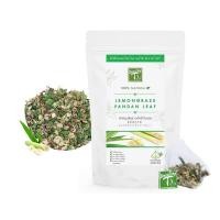 ราคา ชาสมุนไพรตะไคร้ ใบเตย Lemongrass Pandan Tea (Dazzling T) ช่วยลดอาการท้องอืด แก้วิงเวียน ขนาด 12 x 1.5 g. Tea Bags (2583413620)