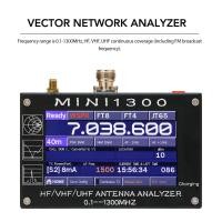 ราคา MINI1300 4.3 นิ้วดิจิตอลจอแสดงผลหน้าจอสัมผัส 0.1-1300MHz HF VHF ANT SWRเครื่องวิเคราะห์เสาอากาศด้วยTF Card (46407401816)