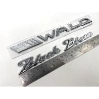 ราคา Toyota WALD โลโก้สัญลักษณ์ Universal Latter สีดํา Bison Mercedes Benz โลโก้รถป้ายสัญลักษณ์ Chrome BlackBison WALD ตัวอักษร (18381055205)