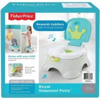 ราคา Fisher-Price Royal Stepstool Potty กระโถนเด็กฝึกขับถ่าย มีเสียงเพลง ของแท้ (28891443433)